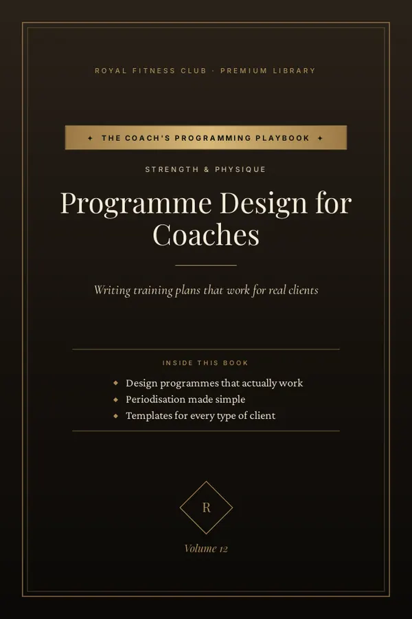 Programme Design for Coaches — cover