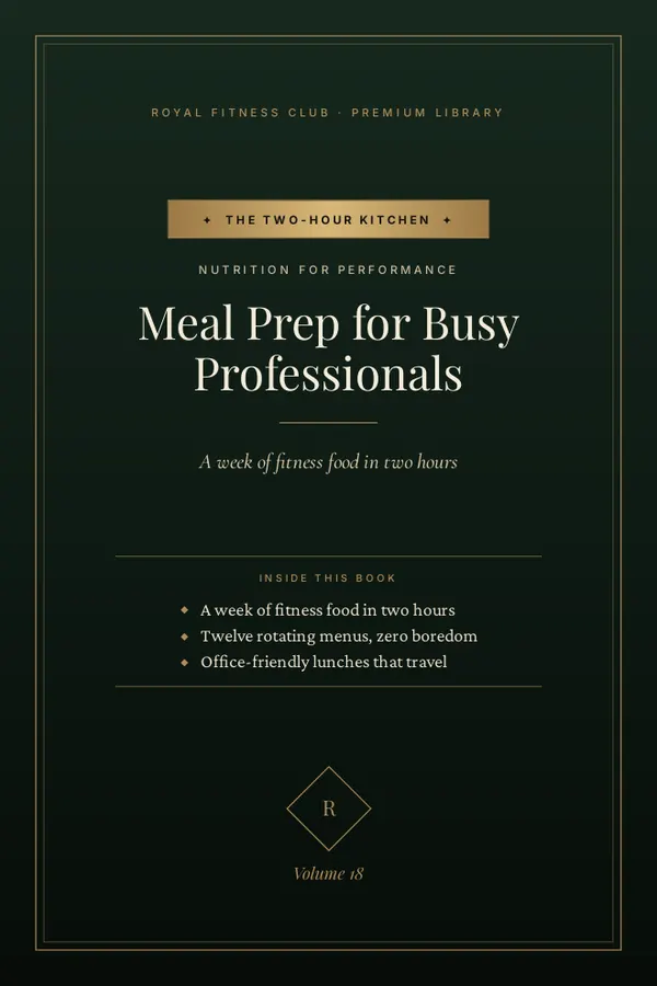 Meal Prep for Busy Professionals — cover
