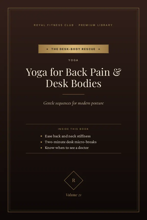 Yoga for Back Pain & Desk Bodies — cover